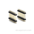 Conector del encabezado del pin de 2.0 mm dual fila recta